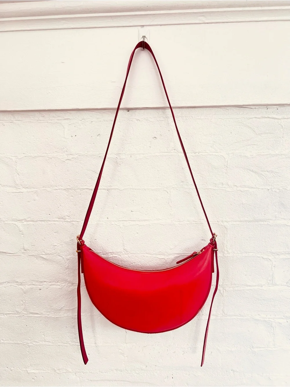 Madewell Essential Convertible Top Handle Crossbody Mini Himalayan Orange NWOT
